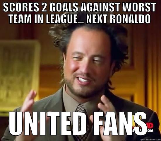 SCORES 2 GOALS AGAINST WORST TEAM IN LEAGUE... NEXT RONALDO UNITED FANS Ancient Aliens