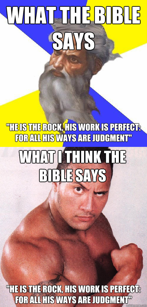 what The bible says 