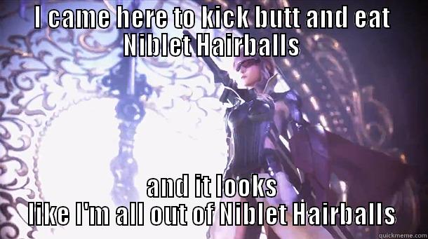 Lightning Nukem - I CAME HERE TO KICK BUTT AND EAT NIBLET HAIRBALLS AND IT LOOKS LIKE I'M ALL OUT OF NIBLET HAIRBALLS Misc