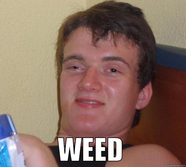 my favourite weed strain is.. -  WEED 10 Guy