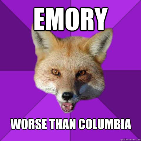 EMORY Worse than Columbia - EMORY Worse than Columbia  Forensics Fox