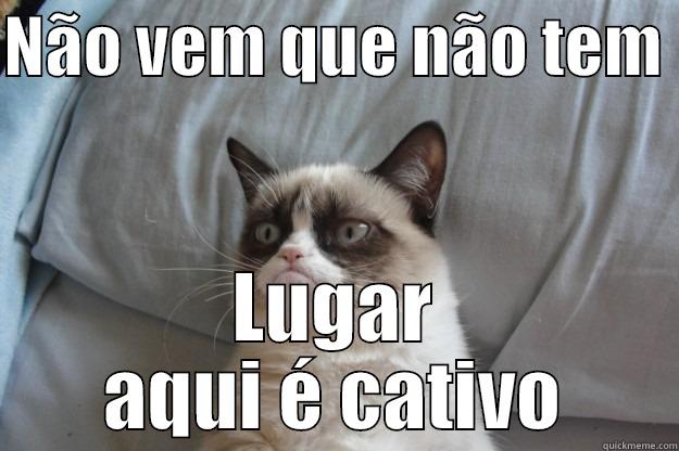 NÃO VEM QUE NÃO TEM  LUGAR AQUI É CATIVO Grumpy Cat