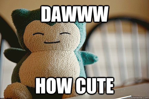 DAWWW HOW cute - DAWWW HOW cute  Cute Snorlax