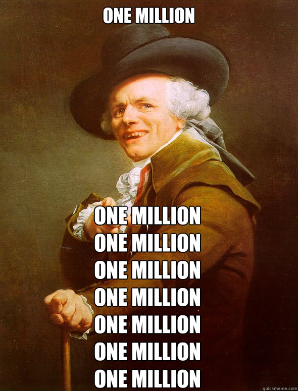 One million  One million One million One million One million One million One million One million One million One million One million   Joseph Ducreux