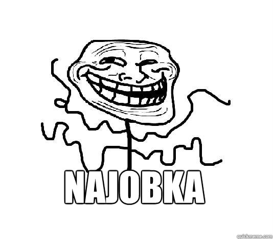  NAJOBKA  SLENDER MAN TROLL