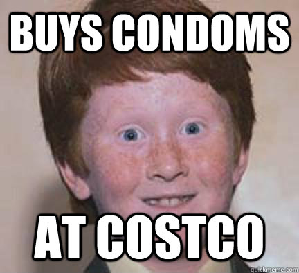 Buys Condoms At Costco - Buys Condoms At Costco  Over Confident Ginger