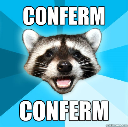 CONFERM CONFERM - CONFERM CONFERM  Lame Pun Coon