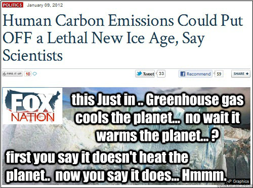 this Just in .. Greenhouse gas cools the planet...  no wait it warms the planet... ?  first you say it doesn't heat the planet..  now you say it does... Hmmm. - this Just in .. Greenhouse gas cools the planet...  no wait it warms the planet... ?  first you say it doesn't heat the planet..  now you say it does... Hmmm.  and the hits just keep comming