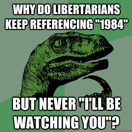 Why do libertarians keep referencing 