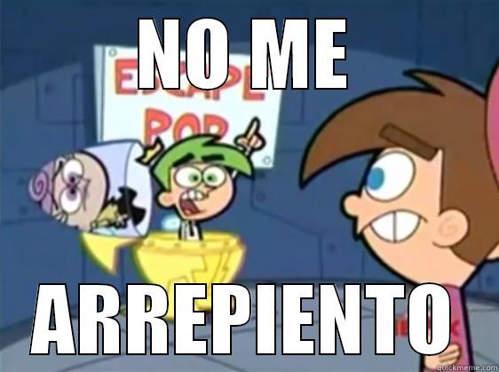 NO ME ARREPIENTO Misc