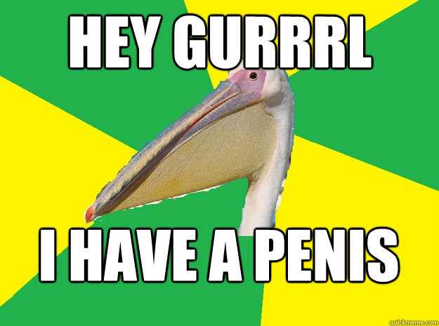 hey gurrrl I have a penis  