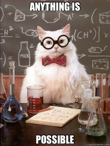 ANYTHING IS POSSIBLE  Chemistry Cat