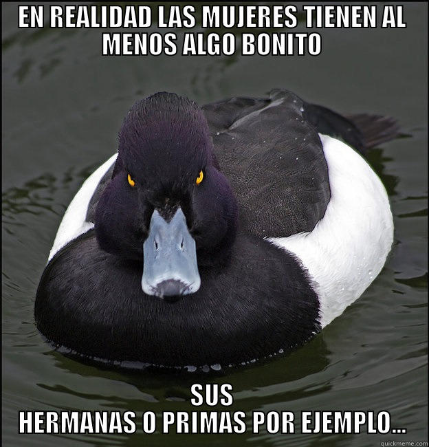 QUE QUIERES PATO - EN REALIDAD LAS MUJERES TIENEN AL MENOS ALGO BONITO SUS HERMANAS O PRIMAS POR EJEMPLO... Misc