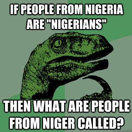 If people from Nigeria are 