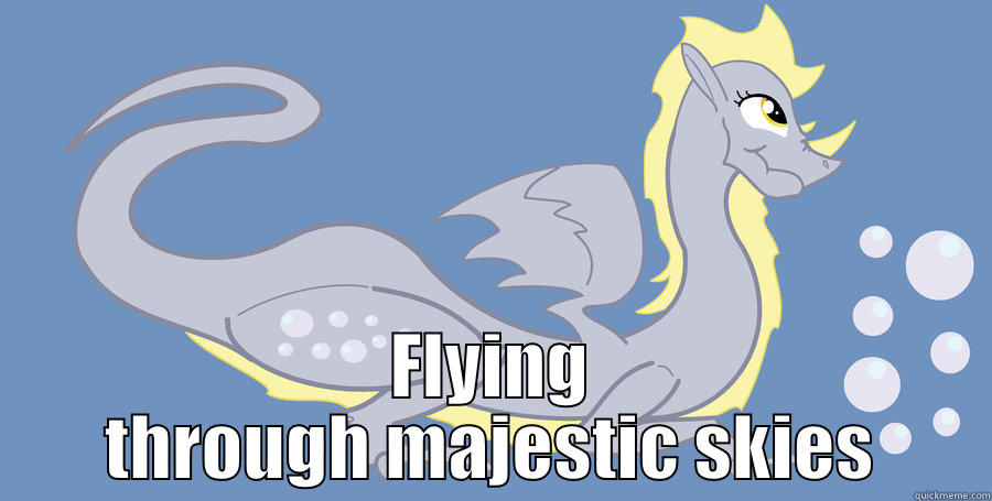 Derpy Dragon -  FLYING THROUGH MAJESTIC SKIES Misc