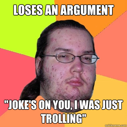 loses an argument 