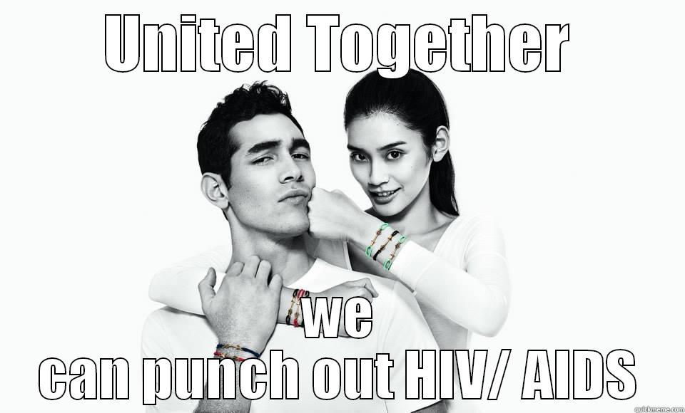 UNITED TOGETHER WE CAN PUNCH OUT HIV/ AIDS Misc