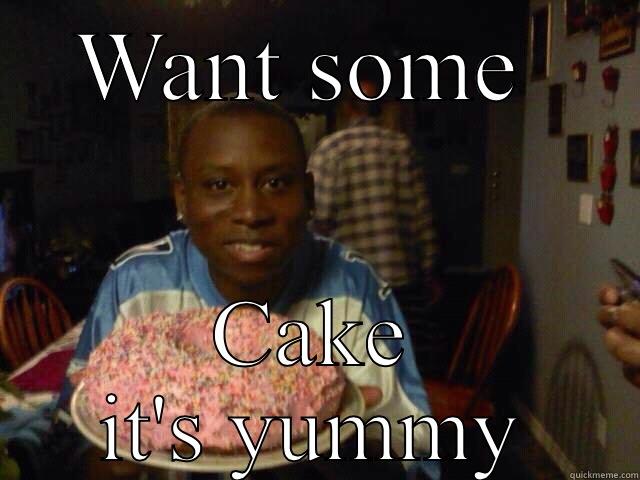 WANT SOME  CAKE IT'S YUMMY Misc