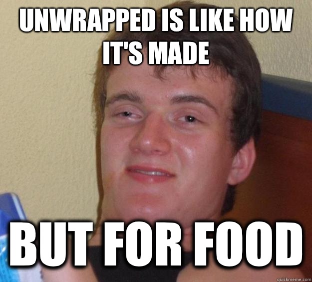 Unwrapped is like How It's Made But for food - Unwrapped is like How It's Made But for food  10 Guy