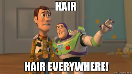 Hair Hair Everywhere!  