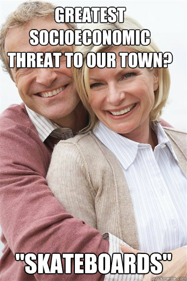 greatest socioeconomic threat to our town? 