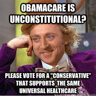 Obamacare is unconstitutional? please vote for a 