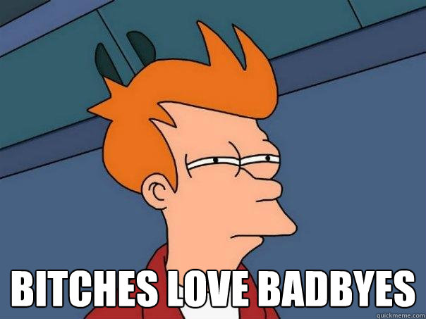  bitches love badbyes  Futurama Fry