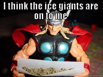 Thor gets stoned - I THINK THE ICE GIANTS ARE ON TO ME  Misc