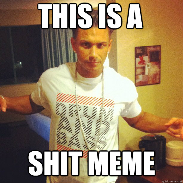 this is a  shit meme - this is a  shit meme  Drum and Bass DJ Pauly D