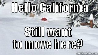 hello california, still want to move to montana? -      HELLO CALIFORNIA          STILL WANT TO MOVE HERE? Misc