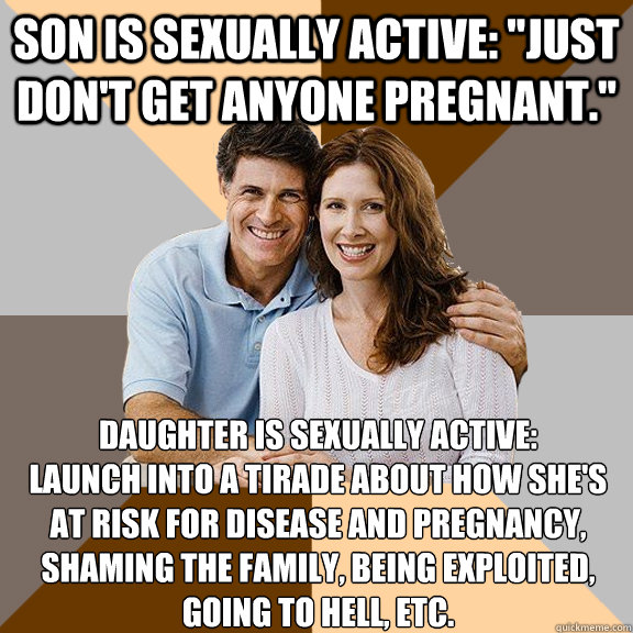 son is sexually active: 