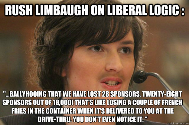 RUSH LIMBAUGH ON LIBERAL LOGIC : 