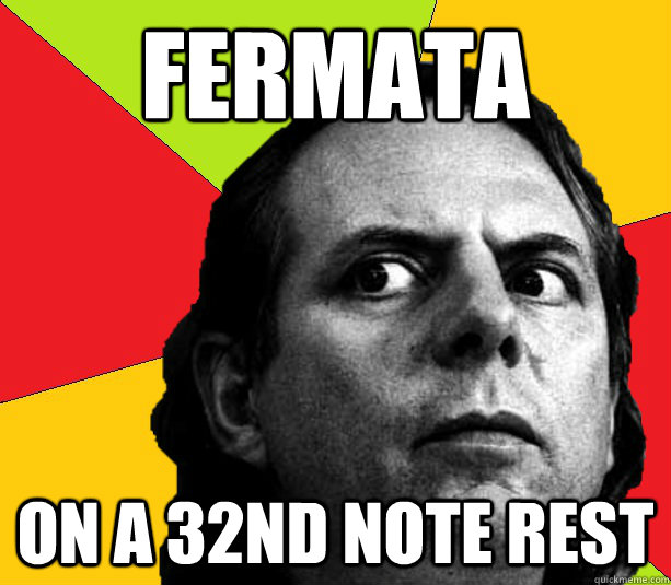 Fermata On a 32nd note rest  