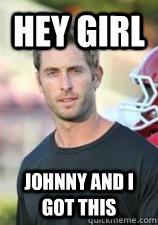 Hey Girl Johnny and I got this  Kliff Kingsbury