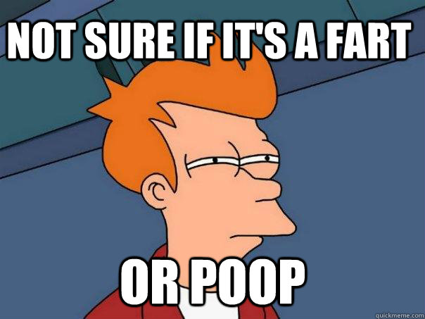 Not Sure If it's a fart or poop  Futurama Fry