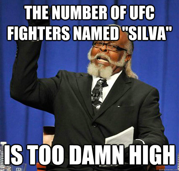 The Number of UFC fighters named 