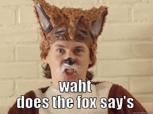  WAHT DOES THE FOX SAY'S Misc