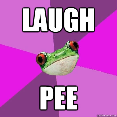 LAUGH pee  Foul Bachelorette Frog