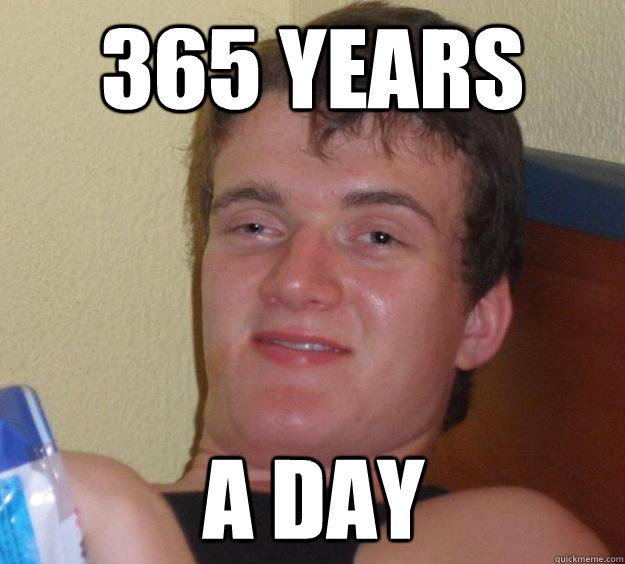 365 years a day - 365 years a day  10 Guy