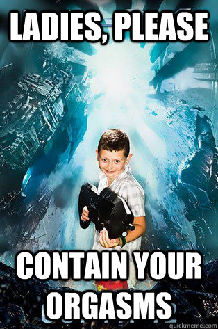 Ladies, please contain your orgasms  Halo 4 kid