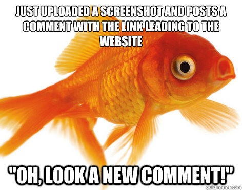 Just uploaded a screenshot and posts a comment with the link leading to the website 