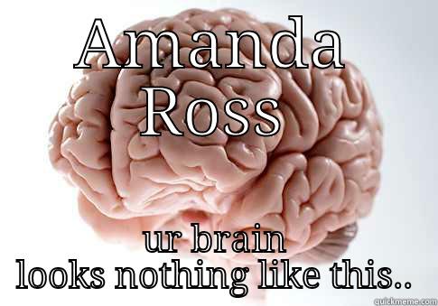 AMANDA ROSS UR BRAIN LOOKS NOTHING LIKE THIS.. Scumbag Brain