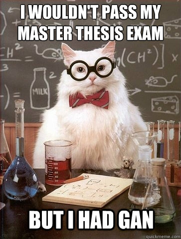 I wouldn't pass my Master Thesis exam But i had GaN  Chemistry Cat