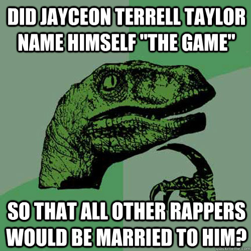 Did Jayceon Terrell Taylor name himself 