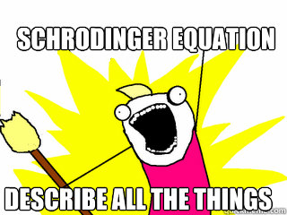 Schrodinger equation Describe all the things  All The Things