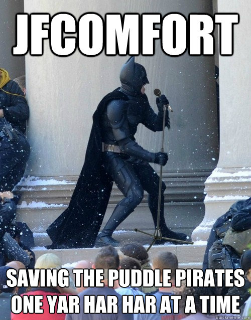 JFCOMFOrt saving the puddle pirates one yar har har at a time  Karaoke Batman