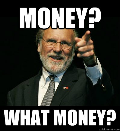 Money? What money? - Money? What money?  Mister Jon Corzine