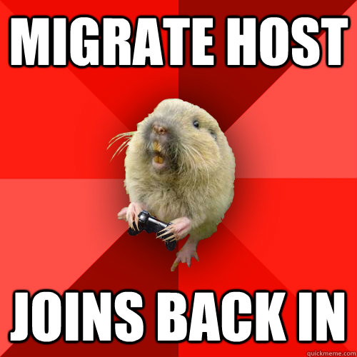 migrate host joins back in - migrate host joins back in  Gaming Gopher