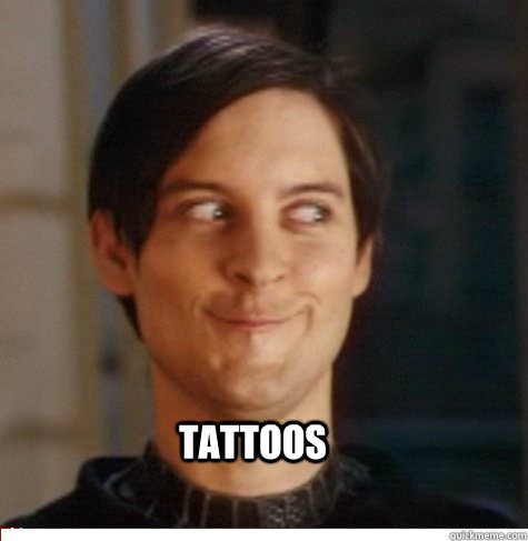  Tattoos  Creepy Tobey Maguire