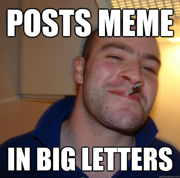 posts meme in big letters - posts meme in big letters  Misc